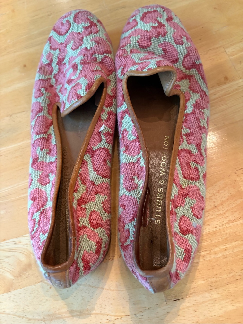 Stubbs & Wootton Needlepoint Loafers – Size 9.5